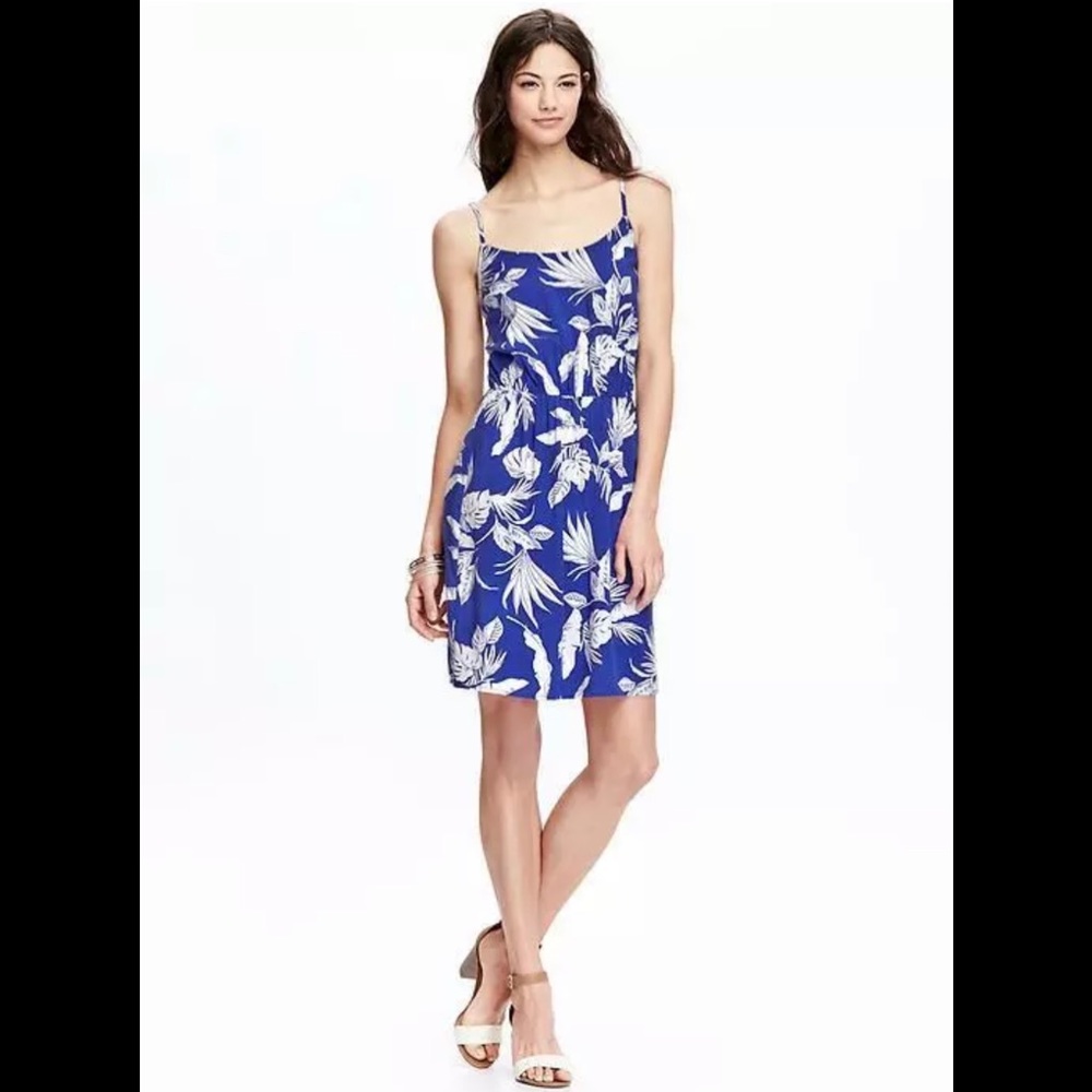 NWT OLD NAVY Poplin Cami Dress XL - Picture 1 of 4